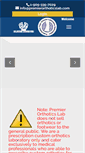 Mobile Screenshot of premierorthoticslab.com